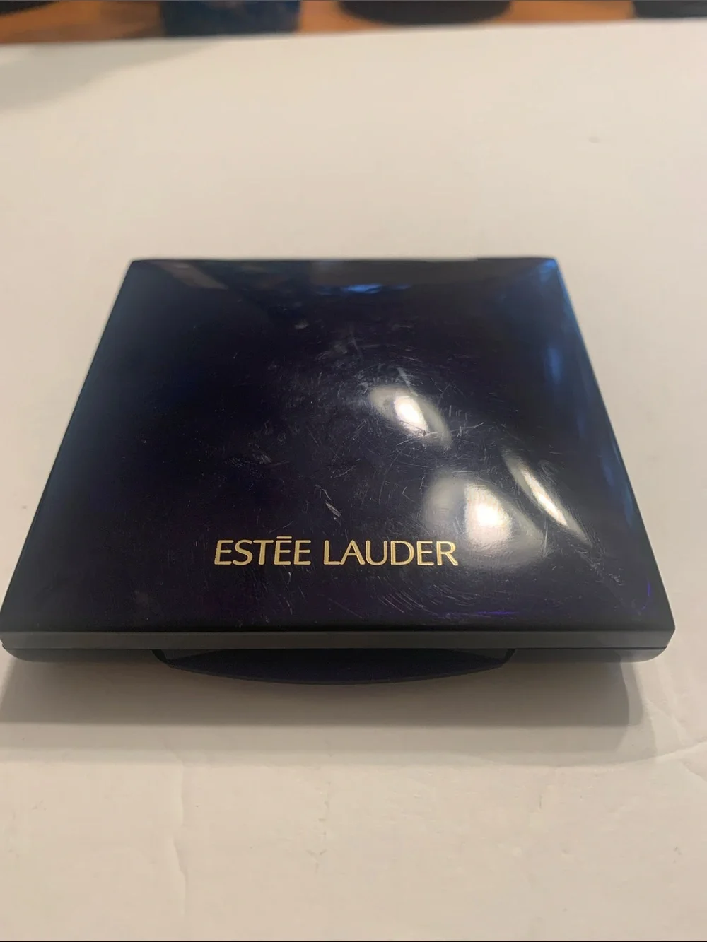 Estée Lauder All Over Face Powder & Lip Color Gold Compact 0.17 oz